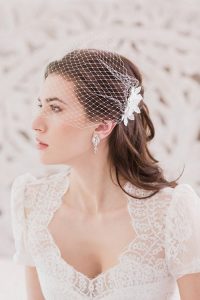 coiffure mariage voile vintage