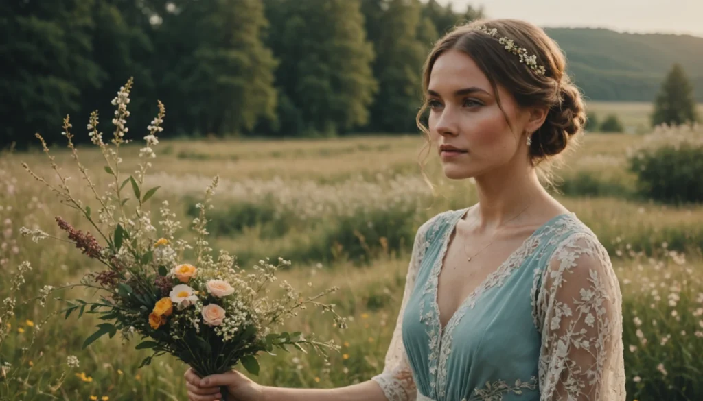 Peut-on porter un chignon en tant que demoiselle d'honneur d'un mariage bohème ?