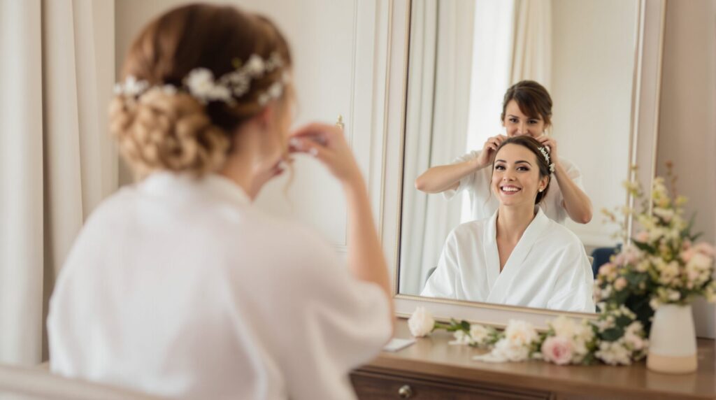 chignon mariage