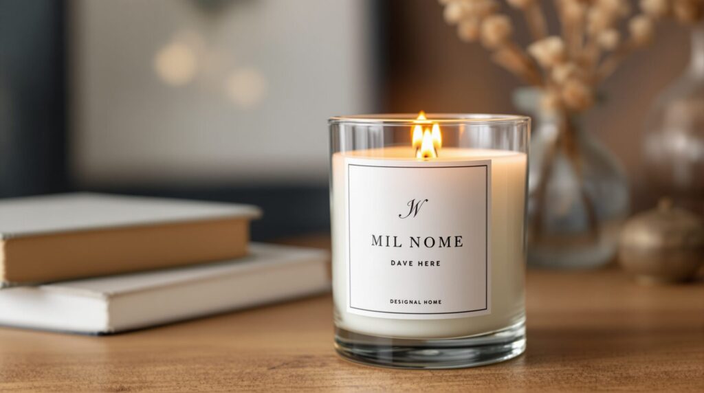 bougie personnalisée
