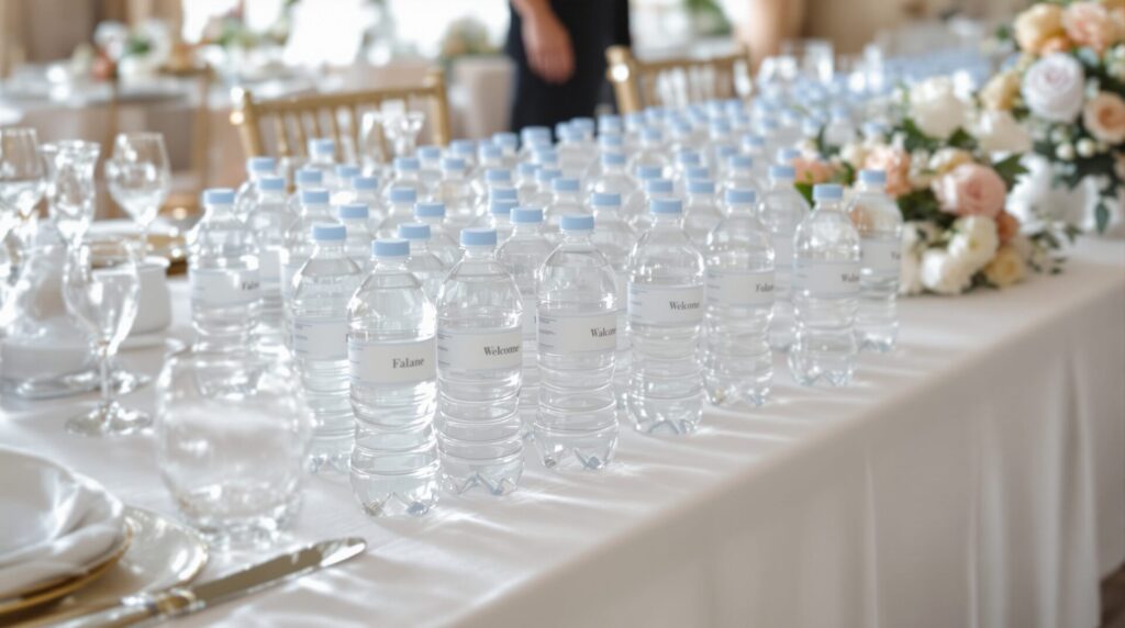 combien de bouteilles d eau pour 50 personnes